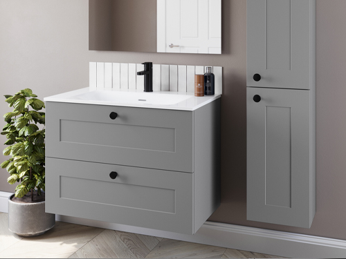 Avalon Bathrooms - Daresbury - Dust Grey Modular Furniture