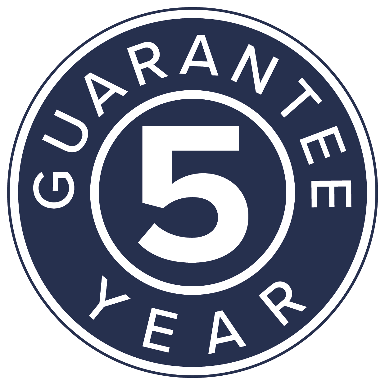 ECO Bathrooms - Five Year Guarntee