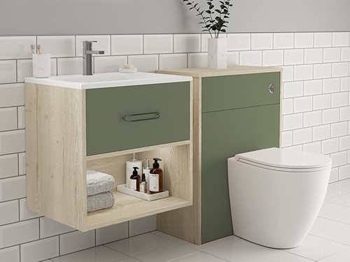 ECO Bathrooms - Design - Apri Matt Reed Green