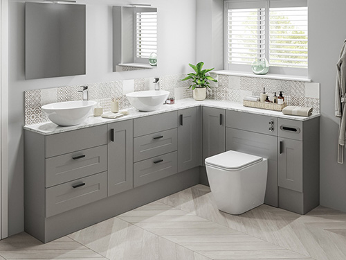 ECO Bathrooms - Daresbury Matt Dust Grey