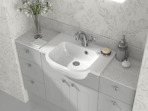 Eco Bathrooms - Daresbury Matt Grey Mist