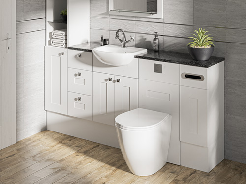 ECO Bathrooms - Daresbury Matt White