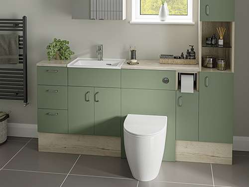 ECO Bathrooms - Metro Matt Reed Green