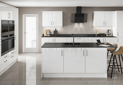 Eco Kitchens - Image Gloss White Kitchen