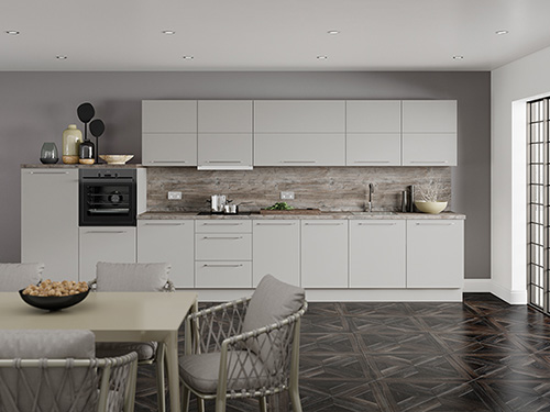 Metro Matt Grey Mist Kitchen