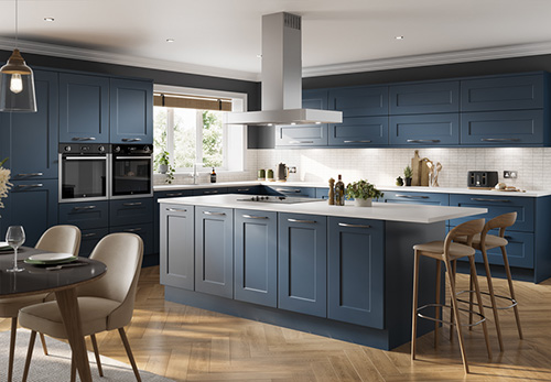 Eco Kitchens - Solent Gloss Grey Mist Kitchen