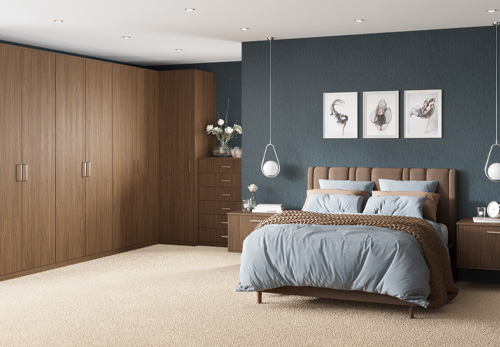 Holcombe Bedroom Furniture - Tempo Walnut