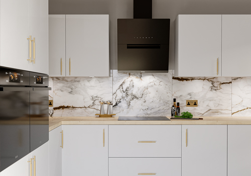 Metro Matt White Kitchen