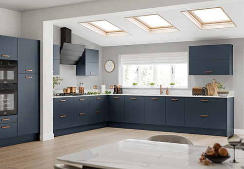 Avalon Kitchens - MMetro Indigo Blue Kitchen