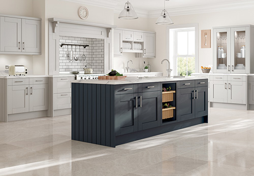 Avalon Kitchens - Pendle Bleached Stone with Anthracite Kitchen
