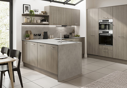 Eco Kitchens - Tempo Vincenza Oak Kitchen