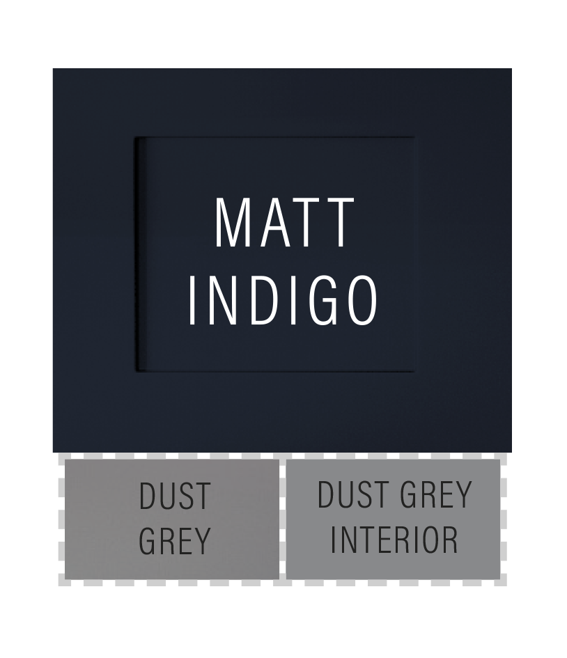 ECO Bathrooms - Daresbury - Matt Indigo Swatch